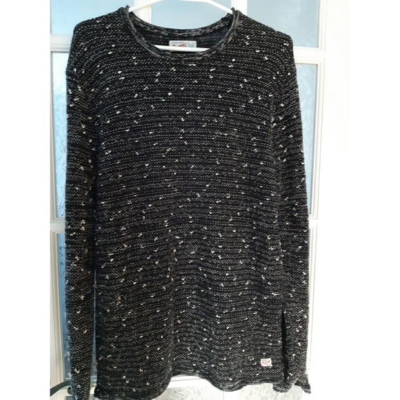 Jack and jones | black and white light knit shirt - Picture 1 of 5